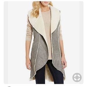 Cremieux faux shearling vest